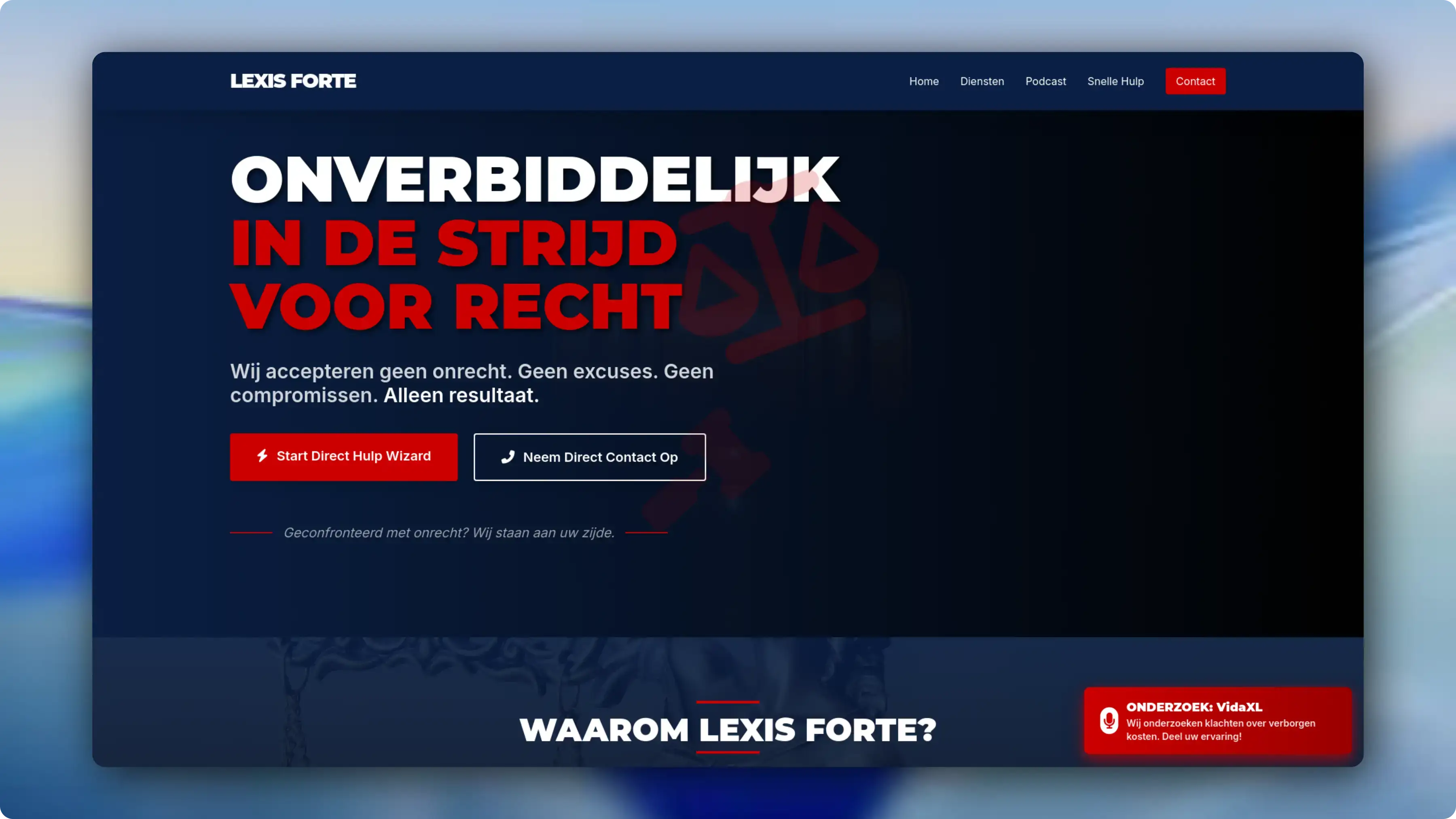 Screenshot van Lexis Forte